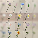 Ultimate Custom Mini Hand-Blown Glass Flower Bouquet – Personalized Assortment Stems
