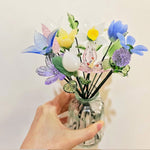 Ultimate Custom Mini Hand-Blown Glass Flower Bouquet – Personalized Assortment Stems