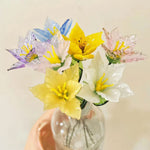 Mini Hand-Blown Glass Rose Stem – June Birth Flower & Everlasting Anniversary Gift