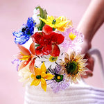 Hand-Blown Glass Flower Bouquet – Forever Floral Arrangement & Birthday Gift