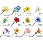 Hand-Blown Glass Flower Bouquet – Forever Floral Arrangement & Birthday Gift