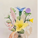Mix & Match Hand-Blown Glass Flower Stem – Personalized Forever Floral Keepsake