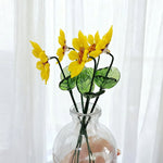 Mini Hand-Blown Glass Sunflower Stem – Forever Sunny Home Decor & Art Gift