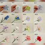 Ultimate Custom Mini Hand-Blown Glass Flower Bouquet – Personalized Assortment Stems