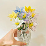 Mini Hand-Blown Glass Rose Stem – June Birth Flower & Everlasting Anniversary Gift