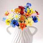 Hand-Blown Glass Flower Bouquet – Forever Floral Arrangement & Birthday Gift