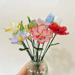 Mix & Match Hand-Blown Glass Flower Stem – Personalized Forever Floral Keepsake